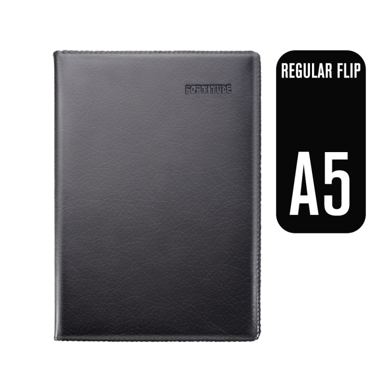 Jurnal de afaceri cu copertă din piele autentică, legare fără arc, Dowling hârtie 80 g/m², 1–50 pagini, stil de birou