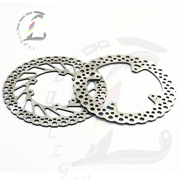 LZGWEI Discuri de frână pentru Honda CR125 CRF250 CRF450 X/R — față și spate, model cu motiv margaretă