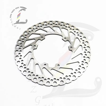 LZGWEI Discuri de frână pentru Honda CR125 CRF250 CRF450 X/R — față și spate, model cu motiv margaretă