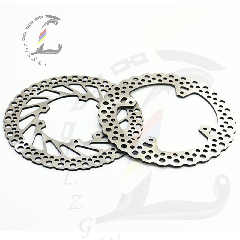 LZGWEI Discuri de frână pentru Honda CR125 CRF250 CRF450 X/R — față și spate, model cu motiv margaretă