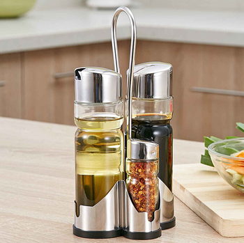 Set boca za začine za hotelsku i restoran stol – staklo, prilagodljiva obrada, izlazak proljeće 2017, prvoklasna kvaliteta, moderni minimalistički stil