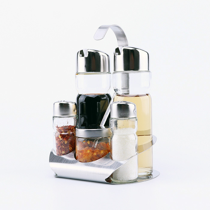 Set boca za začine za hotelsku i restoran stol – staklo, prilagodljiva obrada, izlazak proljeće 2017, prvoklasna kvaliteta, moderni minimalistički stil