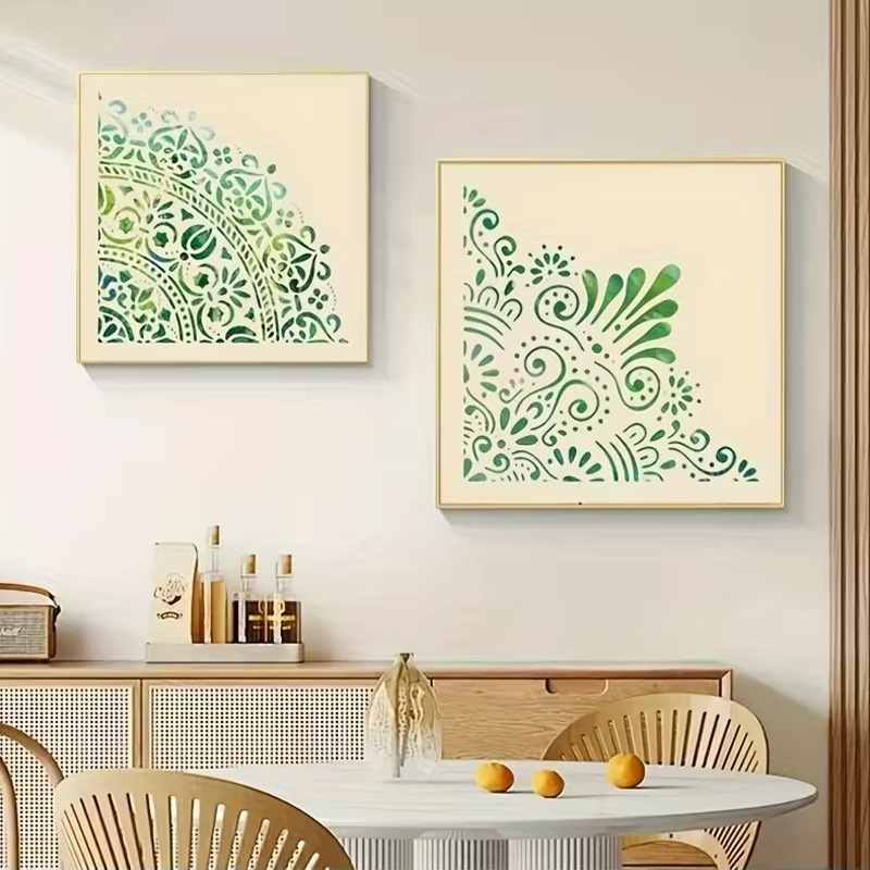 Șablon DIY pentru perete cu mandala și decupaje dantelate — Brand Shuqiao, kit DIY, fără import, fără autorizare IP