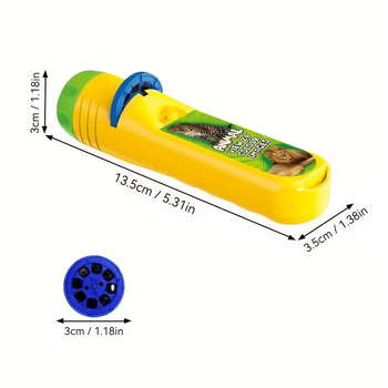 LED svijetleća igračka sa zvukom i svjetlom, simulacijom scenarija, edukativnom funkciju i dinamičnim svjetlosnim efektima