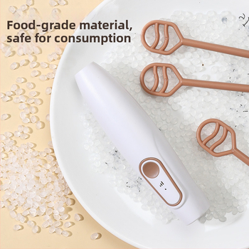 Ručný bezdrôtový elektrický mixér na prášky mlieka a kakaa, šľahanie, kompaktný a prenášateľný, PP materiál, prispôsobiteľný