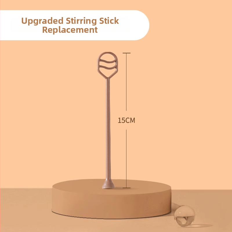 Ručný bezdrôtový elektrický mixér na prášky mlieka a kakaa, šľahanie, kompaktný a prenášateľný, PP materiál, prispôsobiteľný