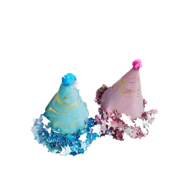 Rođendanska kapa sa zvjezdom, papirnati rekviziti za događaje, sladak crtani stil — Rekviziti za prostor (Brand: Other, Materijal: Papir, Stil: Cute cartoon/birthday/holiday)