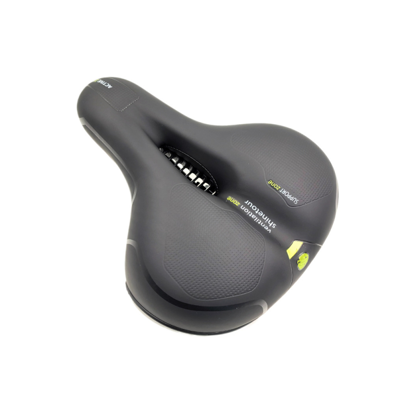 Σέλα ποδηλάτου από κράμα αλουμινίου και δέρμα; μοντέλα SKT-GP0641/SKT-GP0642/SKT-GP0654/SKT-GP0655; καθολική εφαρμογή; για ποδήλατο βουνού; εμπρόσθιο μαξιλάρι καθίσματος