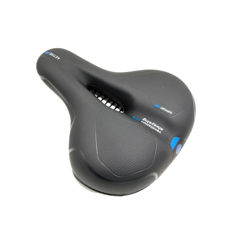 Σέλα ποδηλάτου από κράμα αλουμινίου και δέρμα; μοντέλα SKT-GP0641/SKT-GP0642/SKT-GP0654/SKT-GP0655; καθολική εφαρμογή; για ποδήλατο βουνού; εμπρόσθιο μαξιλάρι καθίσματος