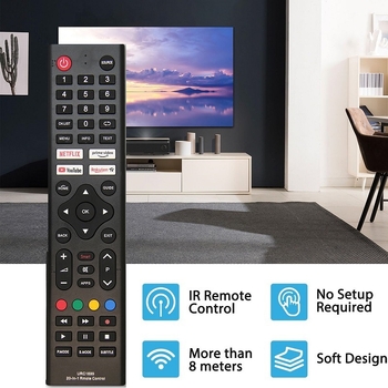 Univerzalni daljinski upravljač za televizor, 20-u-1, model RM-L1699, domet 8 m, marka HJD