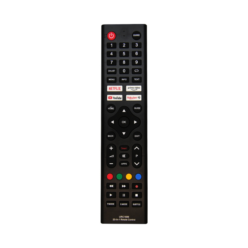 Univerzalni daljinski upravljač za televizor, 20-u-1, model RM-L1699, domet 8 m, marka HJD