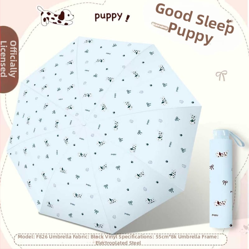 Annuoshu ομπρέλα τριών πτυχών με οκτώ βραχίονες, χειροκίνητο άνοιγμα, UPF 50+ προστασία UV, μεταλλικός σκελετός