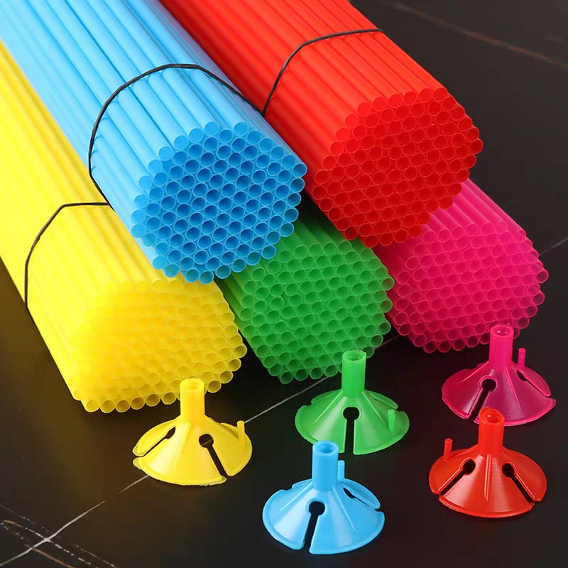 PVC štapić za balone, makaron boja, ojačan i tvrd, za unutarnju upotrebu, brenda Same glory, pogodan za sportske događaje