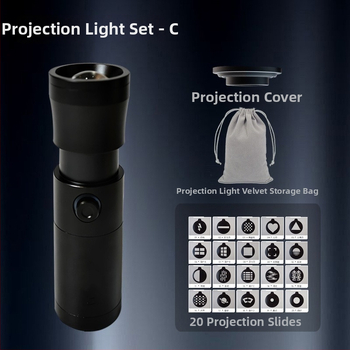 Modelujúce svetlo pre fotografovanie so zoom funkciou, portrétový efekt, prenosné svetlo — 10W, 5V2A, hliníkové puzdro, 460 g, model YSTZXD15