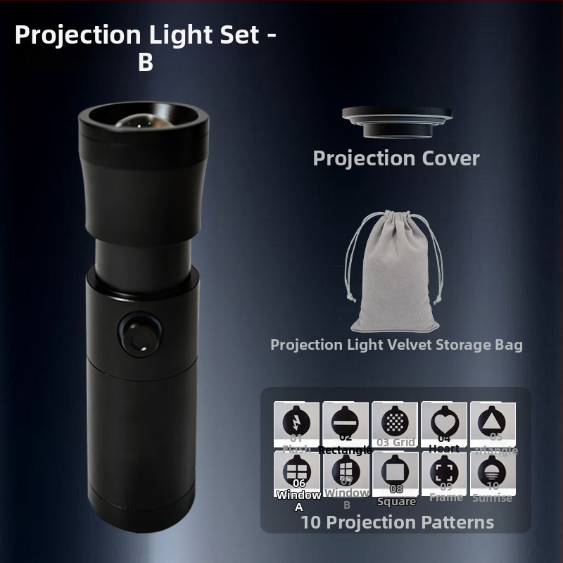 Modelujúce svetlo pre fotografovanie so zoom funkciou, portrétový efekt, prenosné svetlo — 10W, 5V2A, hliníkové puzdro, 460 g, model YSTZXD15