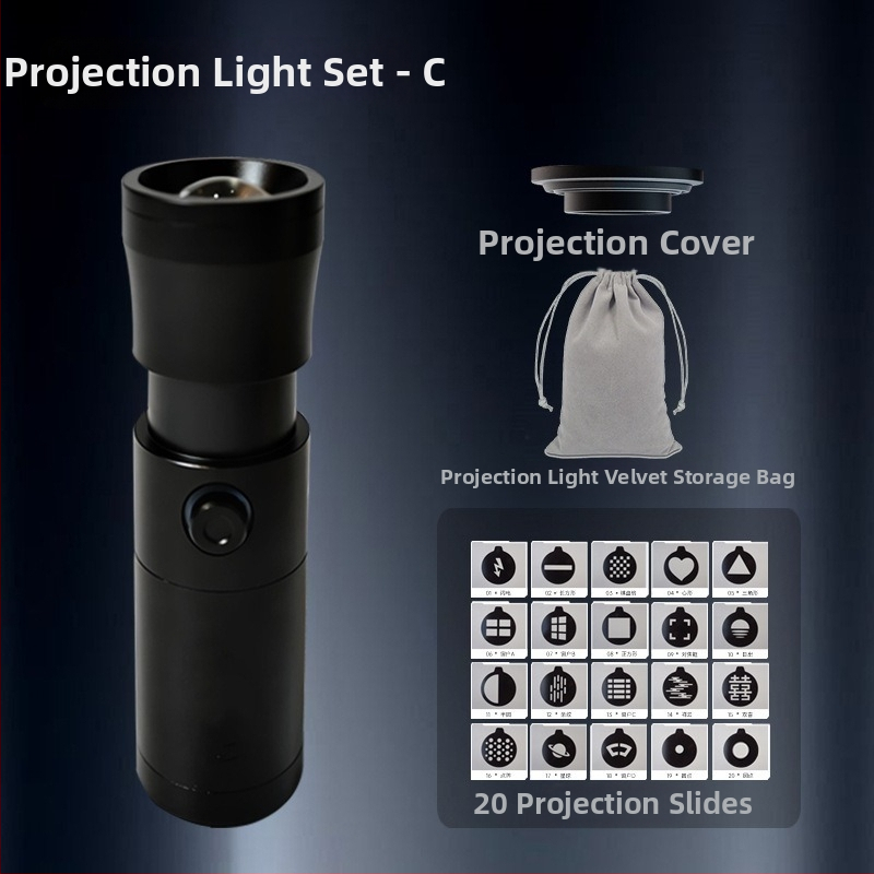 Modelujúce svetlo pre fotografovanie so zoom funkciou, portrétový efekt, prenosné svetlo — 10W, 5V2A, hliníkové puzdro, 460 g, model YSTZXD15