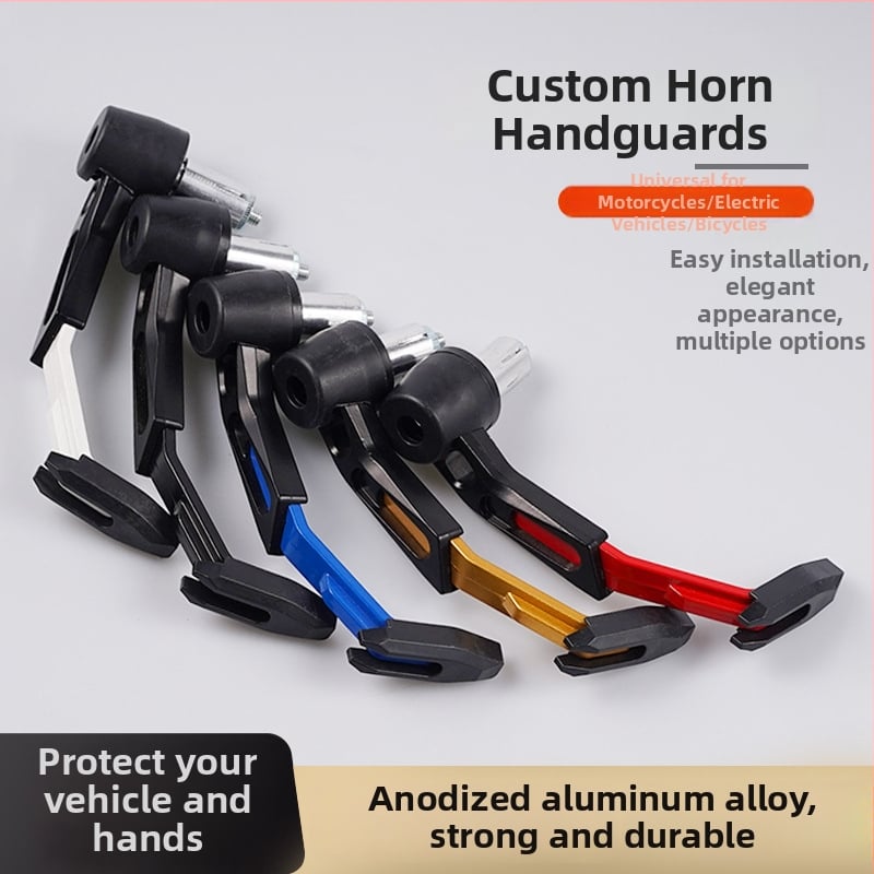 Motocyklová ochranná rukoväť v štýle býčích rohov, univerzálna kompatibilita, model HS-003, značka Other