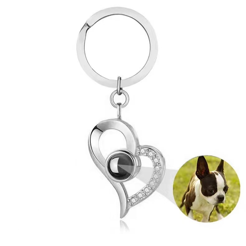 Ključni lančić s privjeskom srca, bakar, Calfan, elektroplating, uzorci: Srce ljubavi / Kap vode / Zvono, Stil svježi i sladak