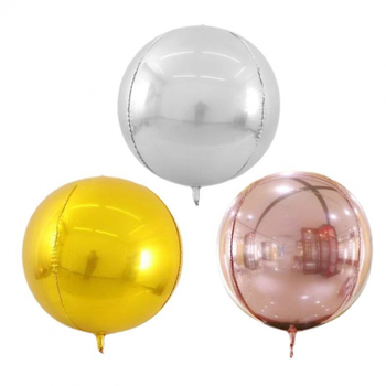 Balon od aluminijske folije, zaobljenog oblika, pogodan za rođendane i vjenčanja