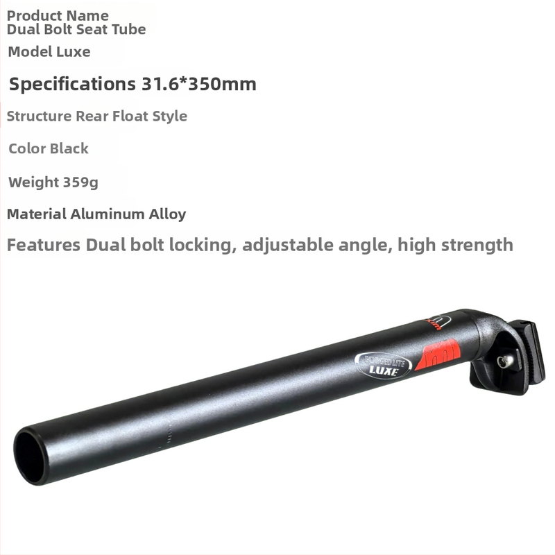 Αλουμινένιος σωλήνας σέλας ποδηλάτου Mi.xim/Miximo Luxe, συμβατός με ποδήλατα βουνού, προσαρμόσιμος