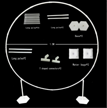 Plastična balon arka kolona – srce oblikovan prsten i zračni krug, vanjska dekoracija za prijedlog, šifra proizvoda Arch; pogodna za vanjske prostore; sportski događaji; bez uvoza