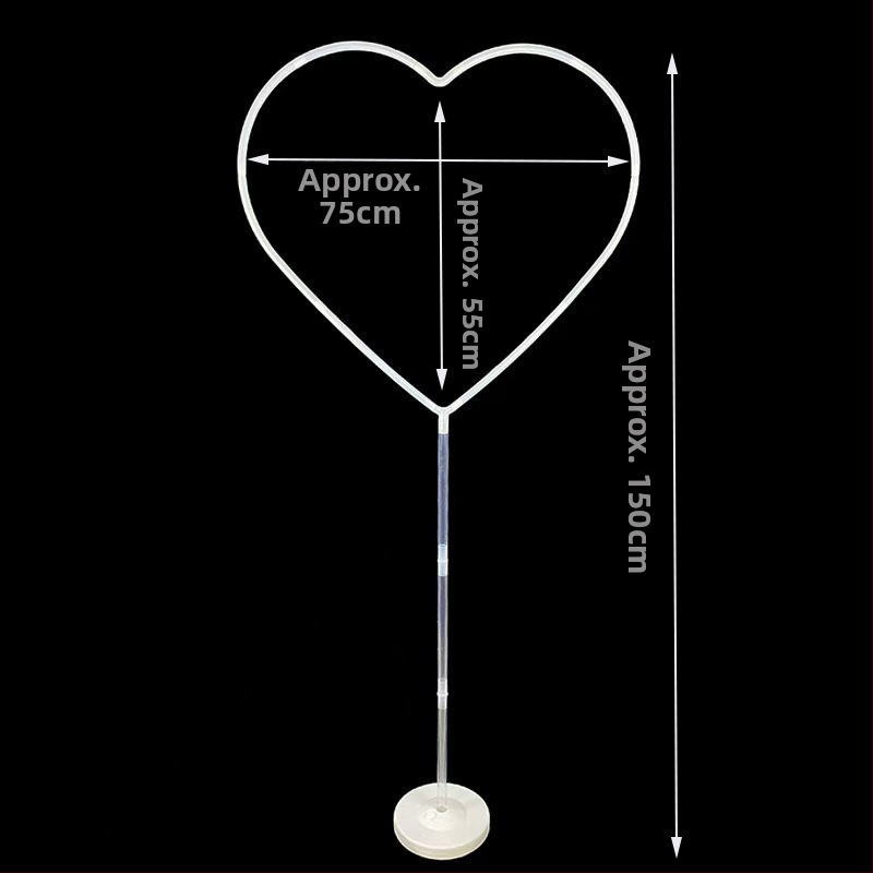 Plastična balon arka kolona – srce oblikovan prsten i zračni krug, vanjska dekoracija za prijedlog, šifra proizvoda Arch; pogodna za vanjske prostore; sportski događaji; bez uvoza