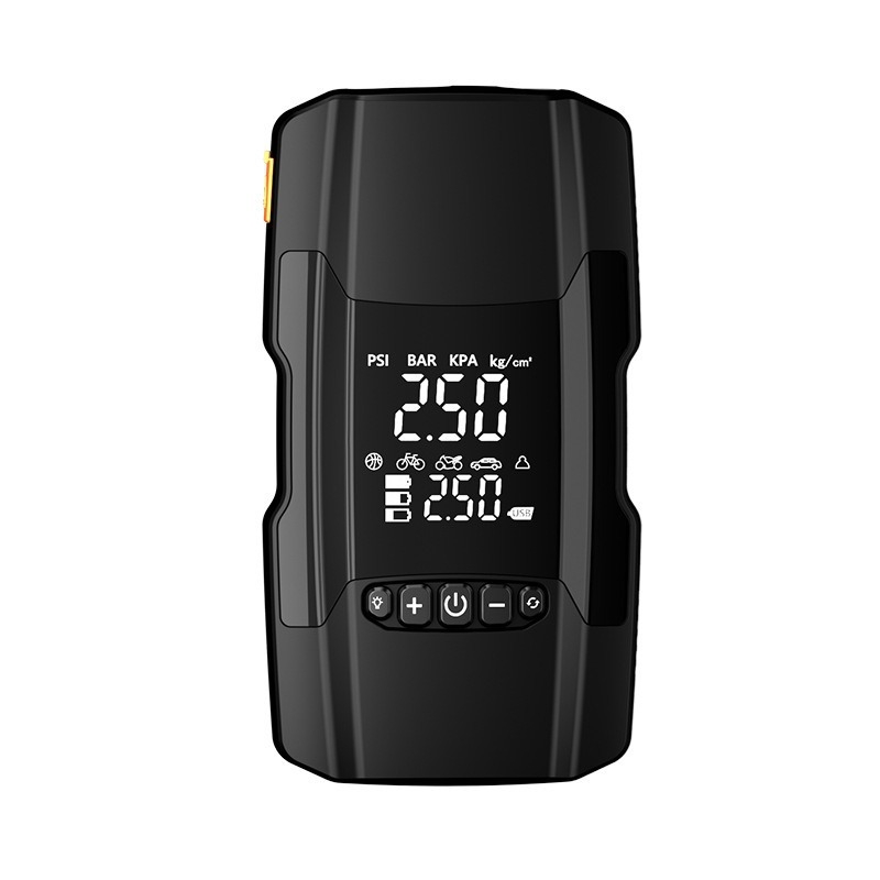 Automobilska pumpa za zrak s hitnim pokretanjem i napajanjem, 14,8 V, 120 W, 35 L/min, digitalni zaslon, radni vijek >20 min