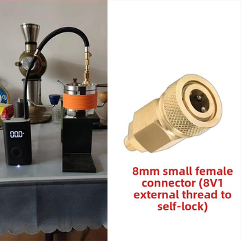Ručná vysokotlaká pumpa s 8 mm rýchlym konektorom a adaptérom závitu samička–samec pre DIY kávovary