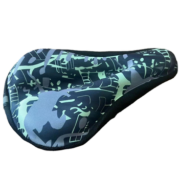 Jemida Camouflage sjedalo za bicikl - Silikagel s sporom elastičnošću, Kompatibilno s planinskim biciklima.