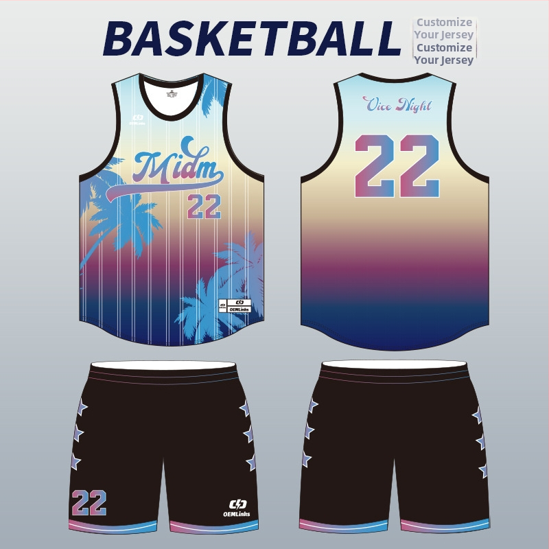 Set basketbalových dresov, bez rukávov, rýchloschnúci, sublimačná tlač, unisex dospelí, polyester