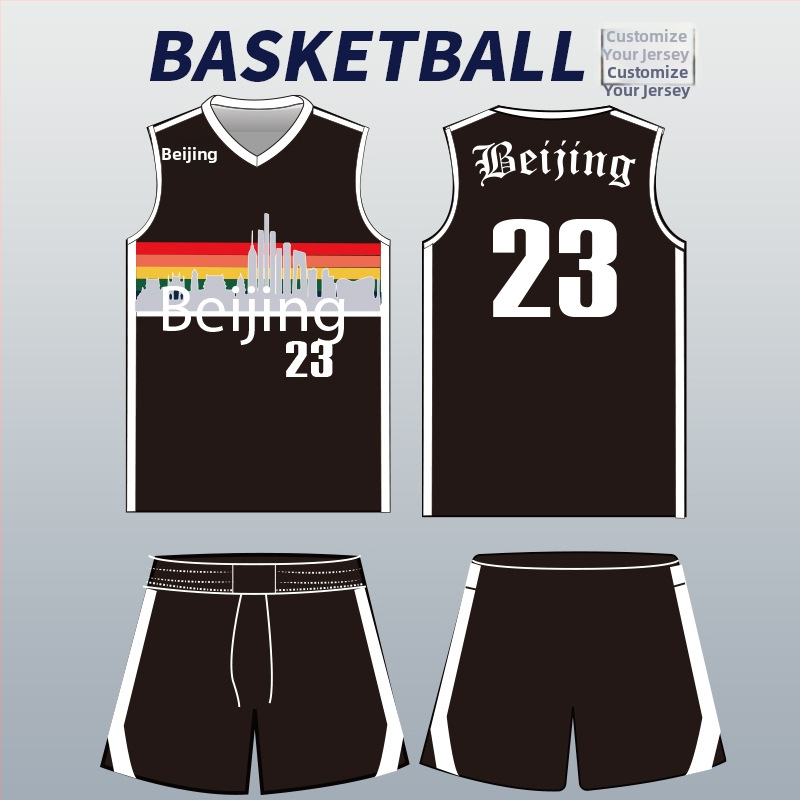 Set basketbalových dresov, bez rukávov, rýchloschnúci, sublimačná tlač, unisex dospelí, polyester