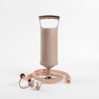 Ručna dvostruka pumpa za zrak (Model 198), plastično kućište, za lopte, uključuje 2 adaptera za nadimanje