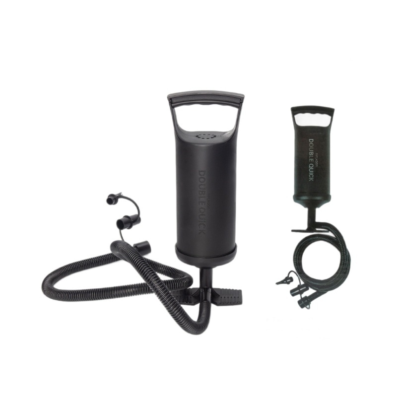 Ručna dvostruka pumpa za zrak (Model 198), plastično kućište, za lopte, uključuje 2 adaptera za nadimanje