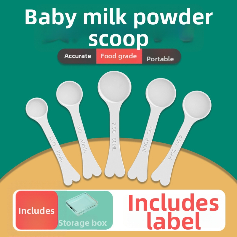 Κουτάλι μέτρησης βρεφικού γάλακτος – σετ δοσομετρικών κουταλιών από PP κατάλληλο για τρόφιμα
