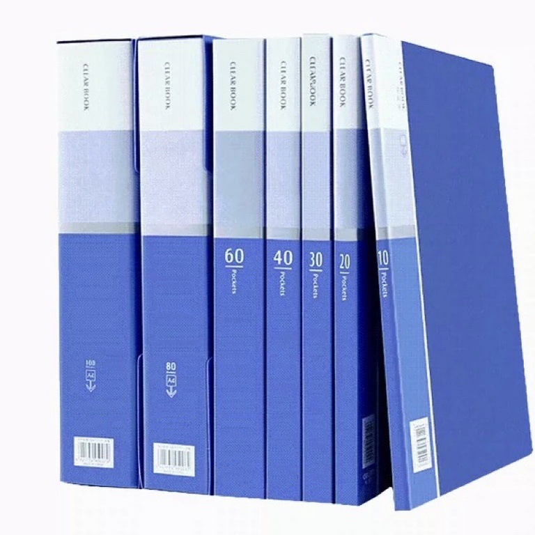 Plastična mapa podataka, 10 stranica, model Data booklet 10-100, debljina 1