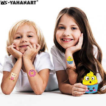 WS-YAHANART Ден на Свети Валентин DIY комплект за поздравителни картички – крафт хартия, четирицветен печат, включва 24 празни картички, 24 плика, 24 тату стикери и 3 стикера