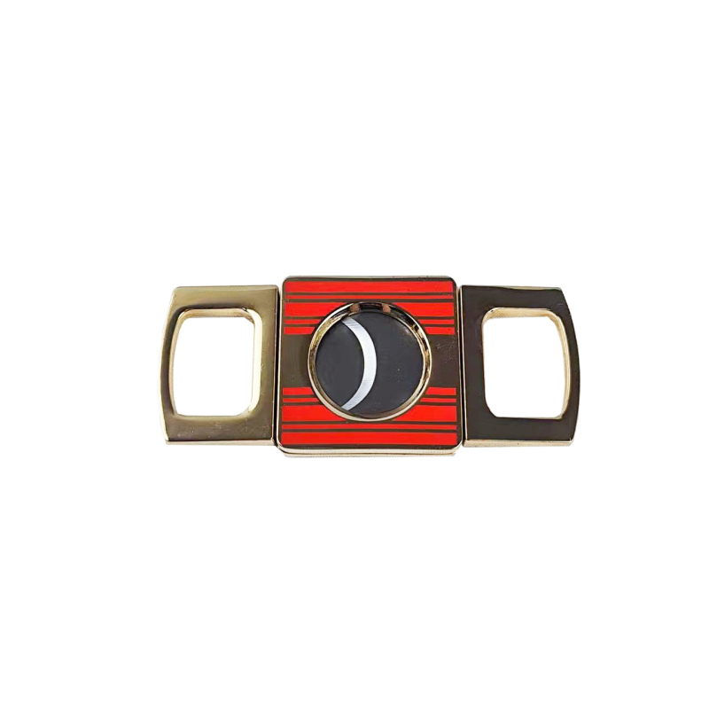 Dvostruki rezač za cigare — Lijunshi, nehrđajući čelik, elektroplatirana površina, jednostavan dizajn