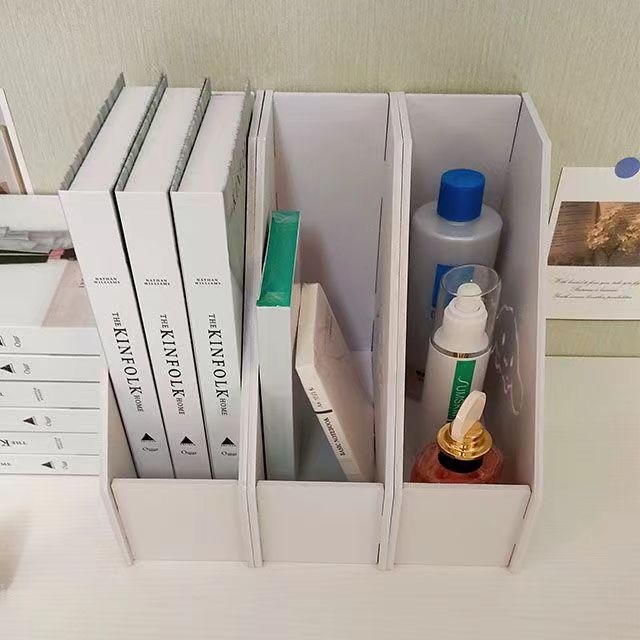 Stolni organizator dokumenata od drvo-plastike, model File box, marka Yuzi slo, debljina 5 mm, stražnja širina 90 mm