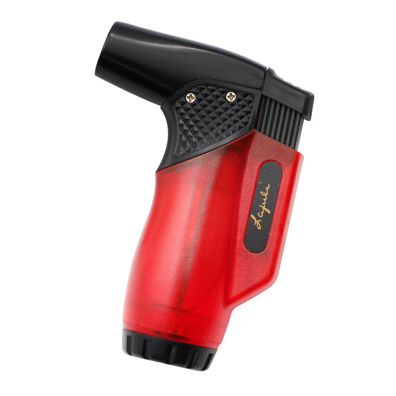 Lafuli szivarolló és öngyújtó készlet, hordozható kezdőknek, 2 részes műanyag készlet, logó nyomtatás elérhető, ajándékba megfelelő