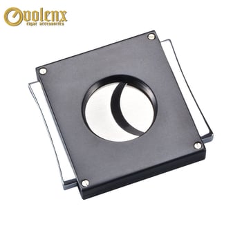 Rezač cigareta - kvadratni nehrđajući čelik, dvostruke oštrice, profesionalni alat (Brand: Wei Longxin; tisk logotipa; mogućnost prilagodbe; pakiranje: 50)