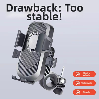 Θήκη τηλεφώνου για ηλεκτρικά οχήματα με Lazy stand — ABS+μέταλλο, καθολική, προσαρμόσιμη