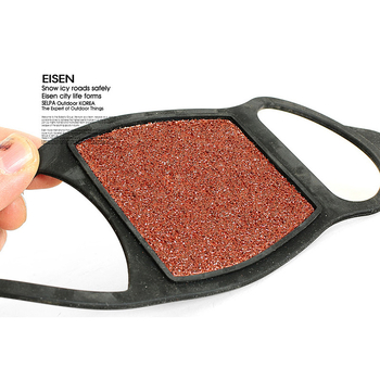 CLS protecții pentru încălțăminte din aluminiu, cu două fețe, nisip grosier pentru anti-derapare pe gheață și zăpadă