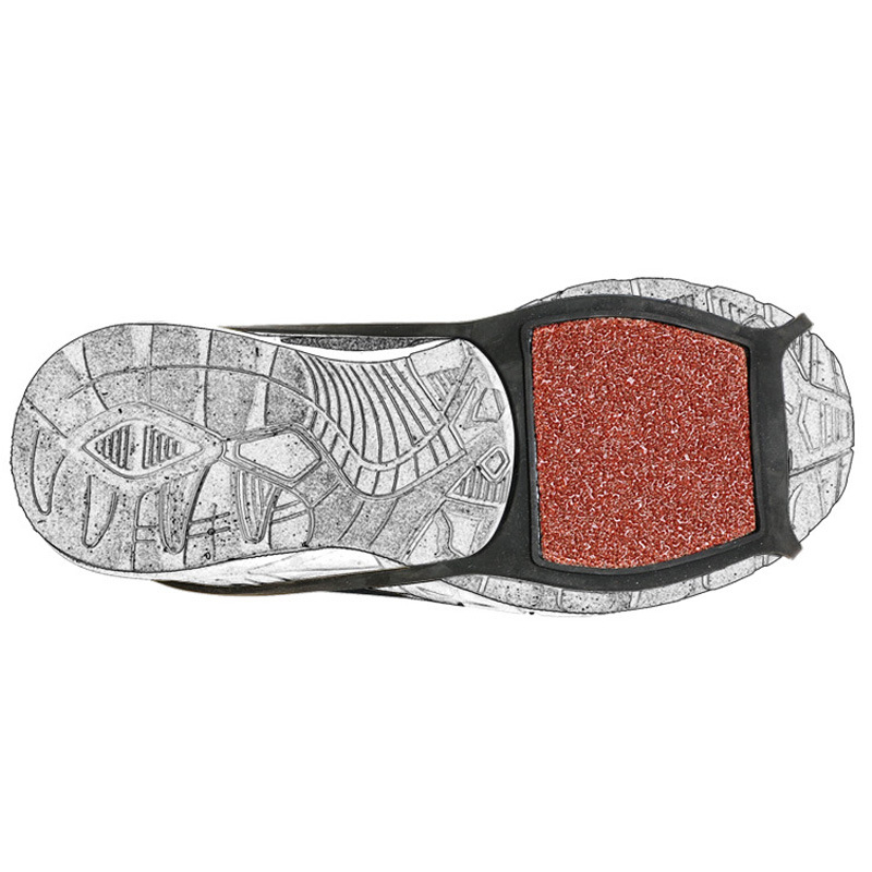 CLS protecții pentru încălțăminte din aluminiu, cu două fețe, nisip grosier pentru anti-derapare pe gheață și zăpadă