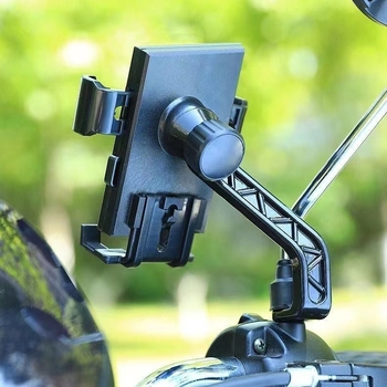 Aluminijski držač telefona otporan na vibracije za električne skutere, motocikle i bicikle — brzi snap-on nosač