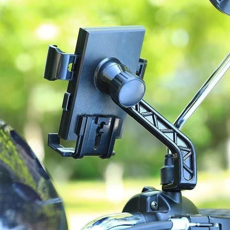 Aluminijski držač telefona otporan na vibracije za električne skutere, motocikle i bicikle — brzi snap-on nosač