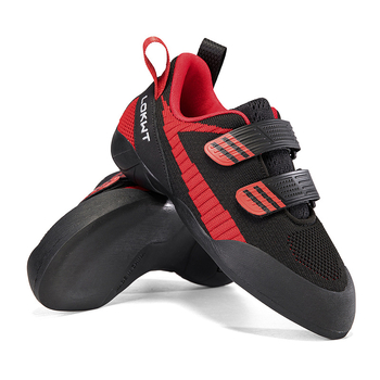 Παπούτσια αναρρίχησης για εσωτερικό μπολντρινγκ - Unisex, με Velcro κλείσιμο, χαμηλό επάνω μέρος, αντιολισθητική σόλα από καουτσούκ