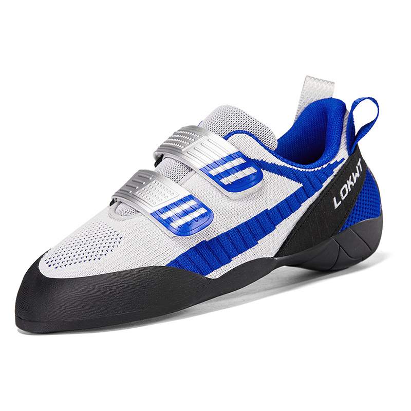 Παπούτσια αναρρίχησης για εσωτερικό μπολντρινγκ - Unisex, με Velcro κλείσιμο, χαμηλό επάνω μέρος, αντιολισθητική σόλα από καουτσούκ