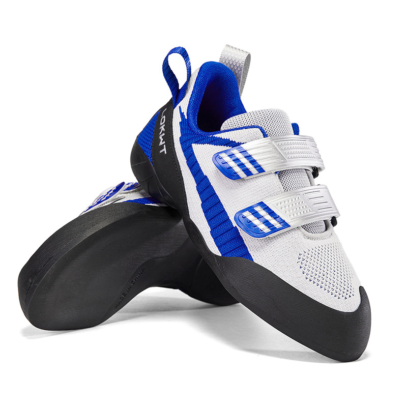 Παπούτσια αναρρίχησης για εσωτερικό μπολντρινγκ - Unisex, με Velcro κλείσιμο, χαμηλό επάνω μέρος, αντιολισθητική σόλα από καουτσούκ