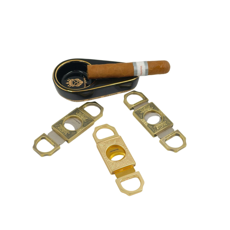 MIGAR J-111 Rezač cigare - Nehrđajući čelik, Dvostruko oštren, Prijenosno, 74 g, Ručna izrada