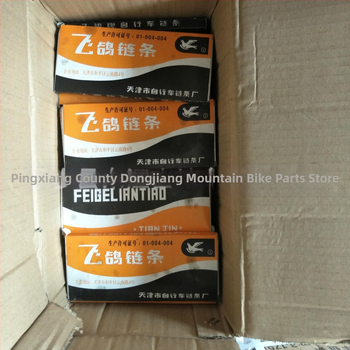 Reťaz bicykla Flying Pigeon, oceľ, horský bicykel, Model 114, Krok reťaze 0,2, Maximálne ťahové napätie 100